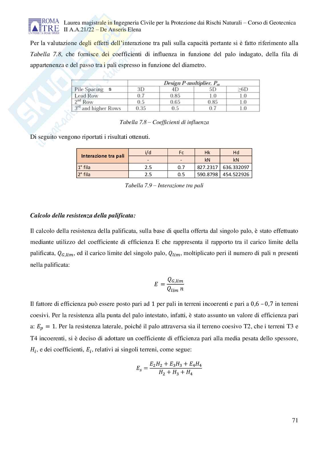 Esecitazione di Geotecnica svolte    Pag. 71