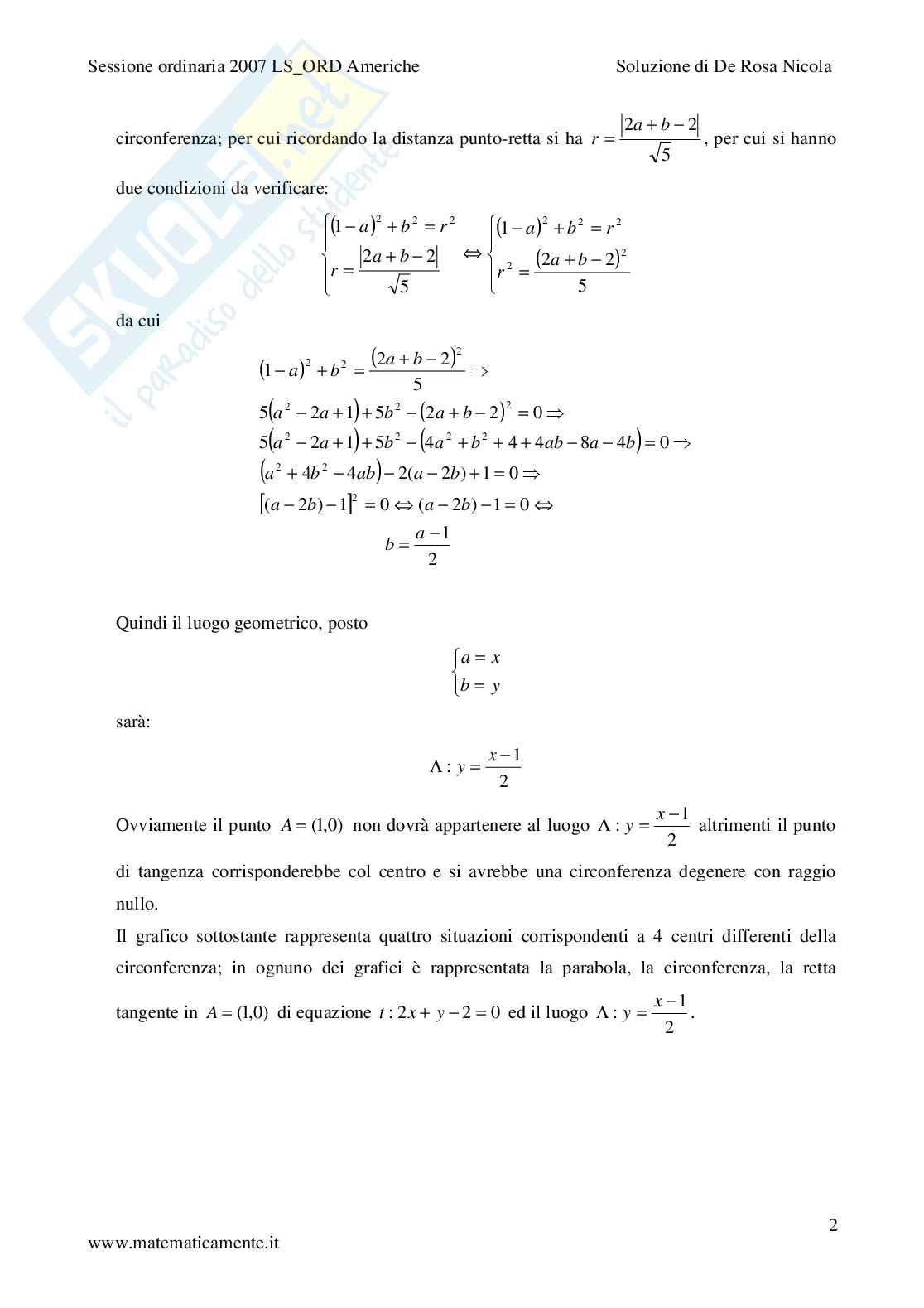 2007 - Liceo Scientifico - Scuole italiane all'estero (Americhe) Pag. 2