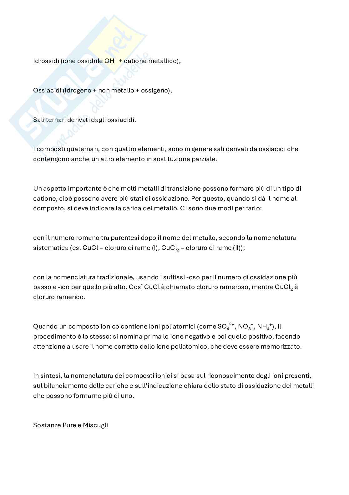 Chimica e propedeutica biochimica Pag. 11