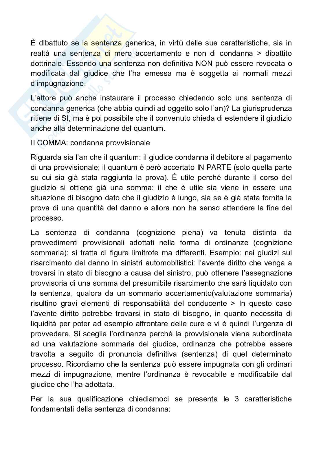 Riassunto esame Diritto processuale civile, Prof. Fabiani Ernesto, libro consigliato Istituzioni di diritto processuale civile, Balena Pag. 16