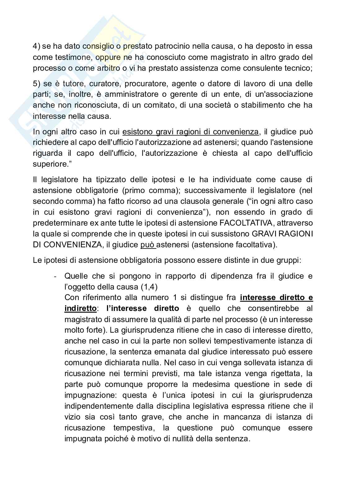 Riassunto esame Diritto processuale civile, Prof. Fabiani Ernesto, libro consigliato Istituzioni di diritto processuale civile, Balena Pag. 41