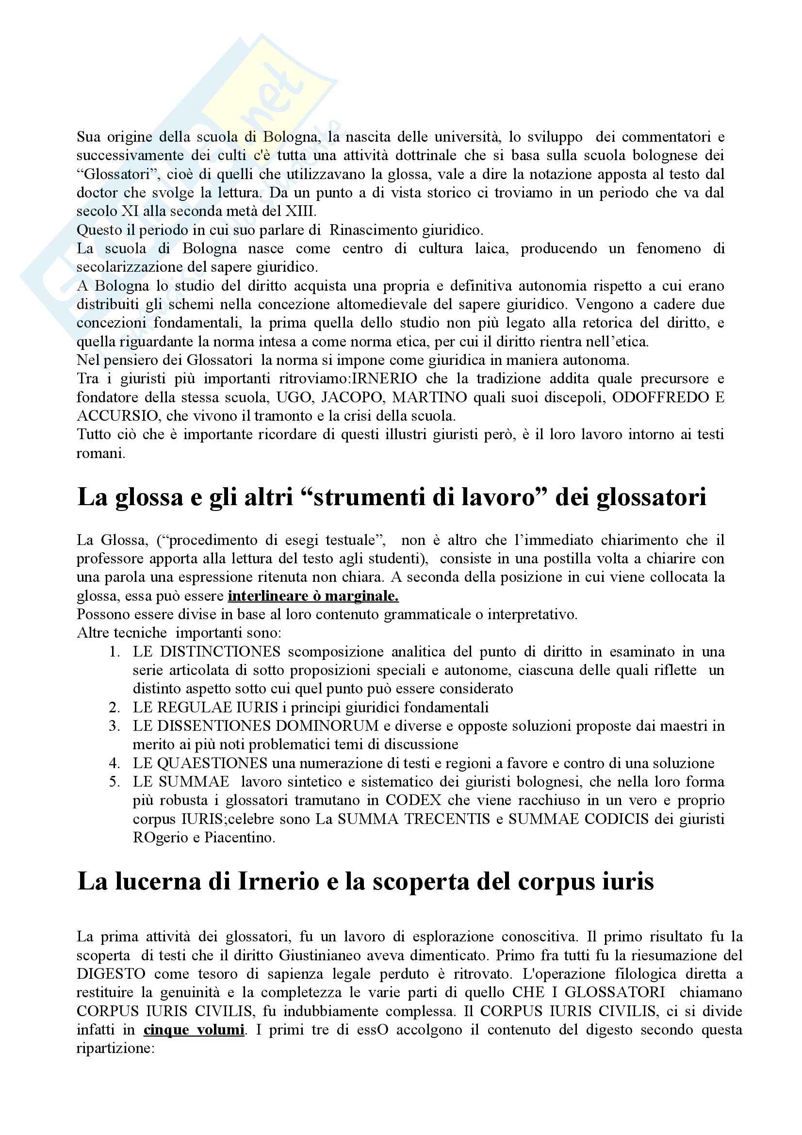 Riassunto esame Storia del Diritto Medievale e Moderno, prof. Cassi, libro consigliato Storia del Diritto Medievale e Moderno, Cavanna Pag. 16