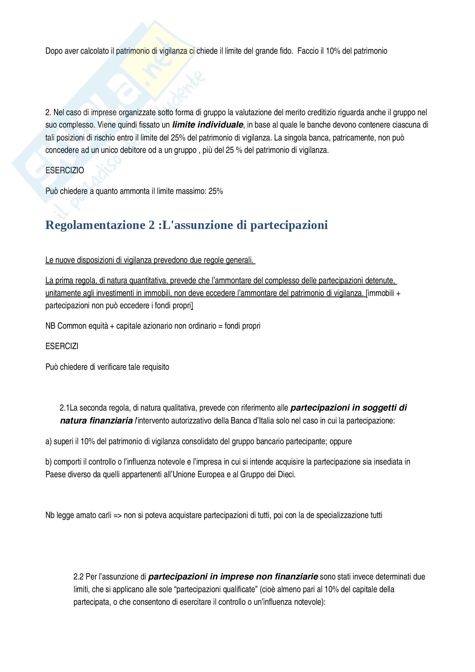 Economia delle Aziende di Credito - 2° Parziale Pag. 101