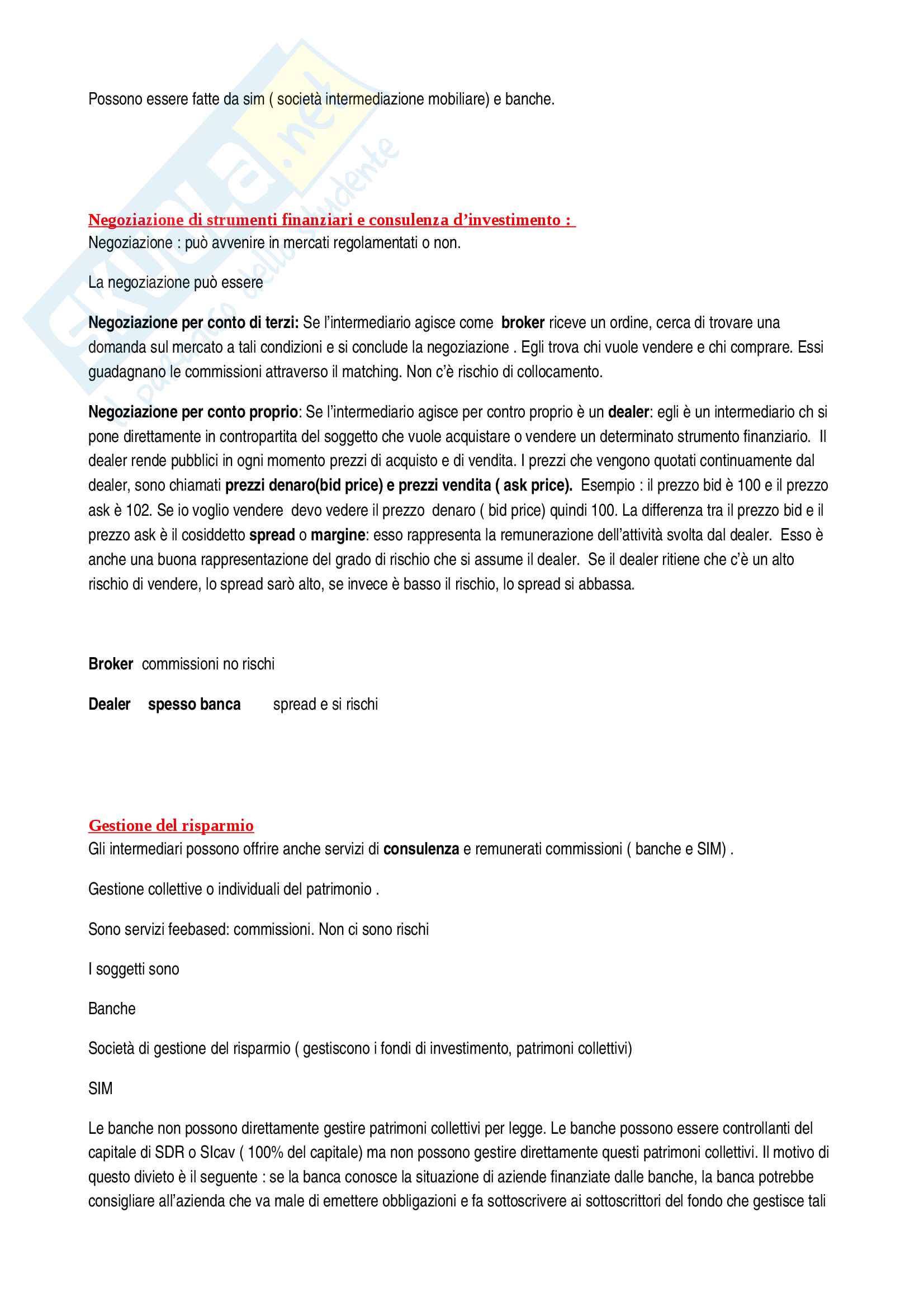 Economia delle Aziende di Credito - 2° Parziale Pag. 11