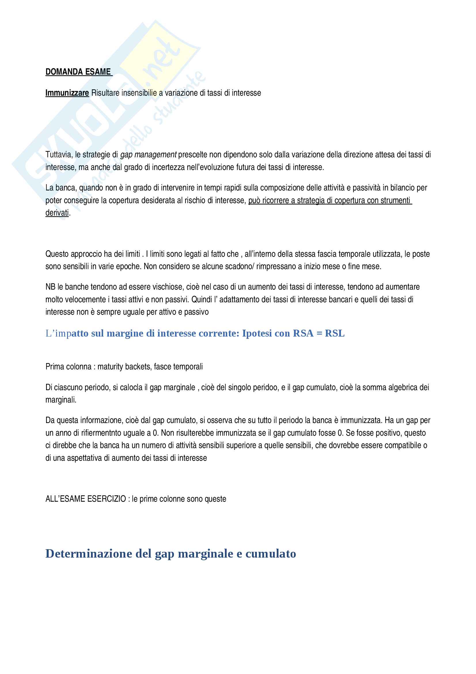 Economia delle Aziende di Credito - 2° Parziale Pag. 121