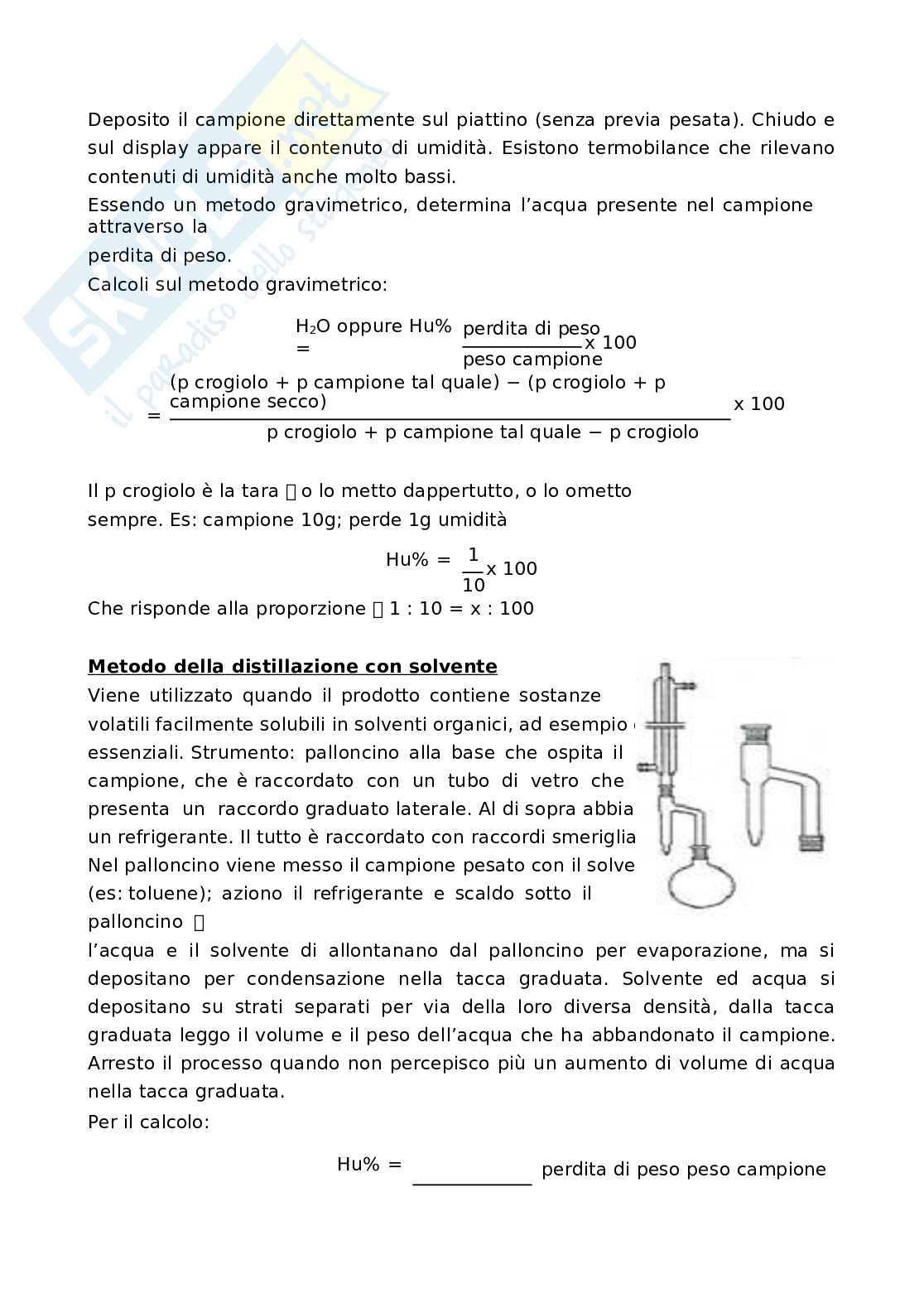 Appunti Analisi chimiche dei prodotti alimentari  Pag. 16