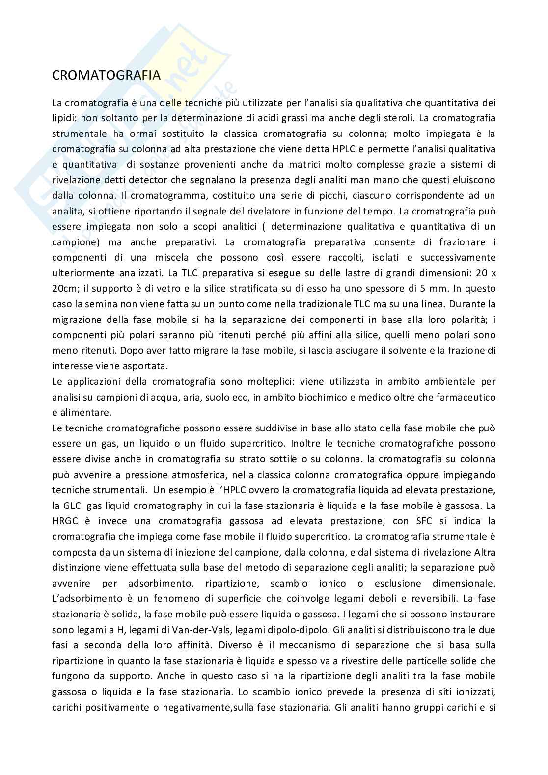 Appunti chimica bromatologica Pag. 56