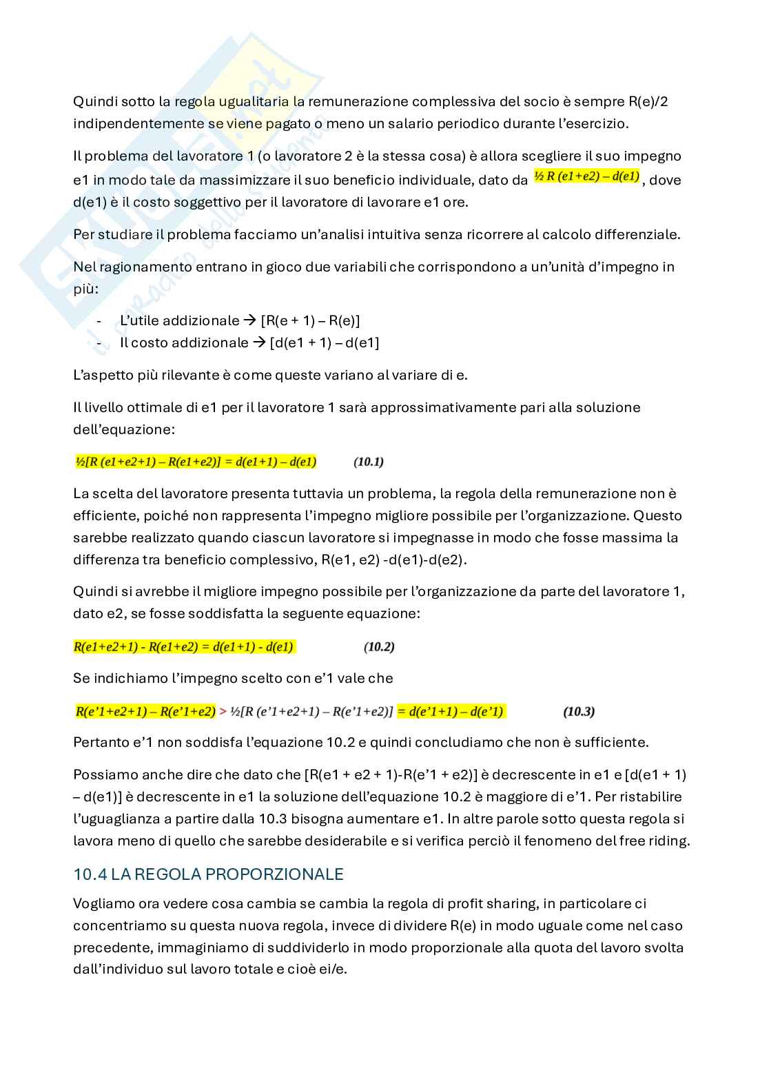 Appunti di Economia dell'organizzazione  Pag. 26