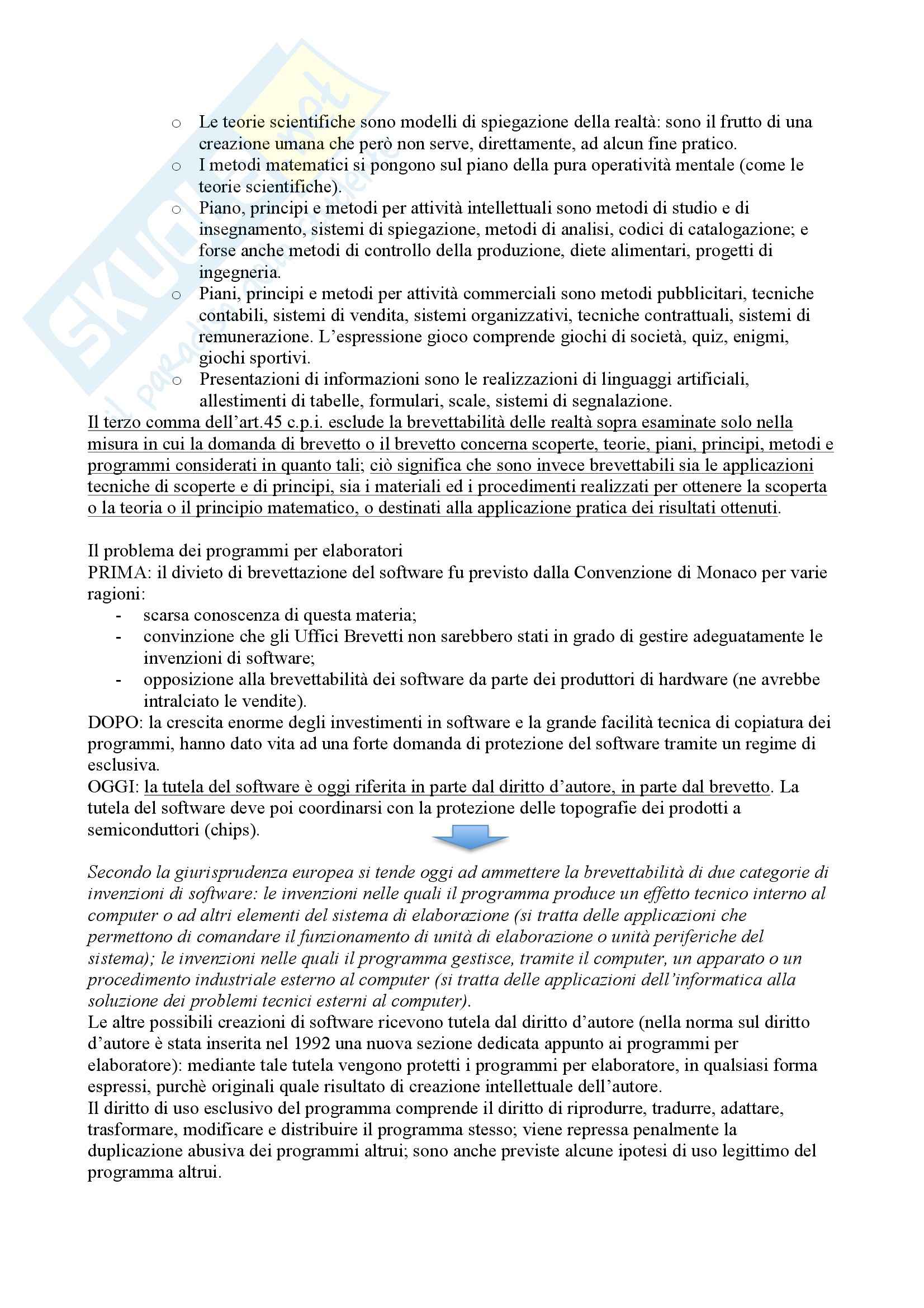 Riassunto esame Diritto commerciale, prof. Montanari, libro consigliato Manuale di diritto industriale di Vanzetti, Di Cataldo Pag. 31