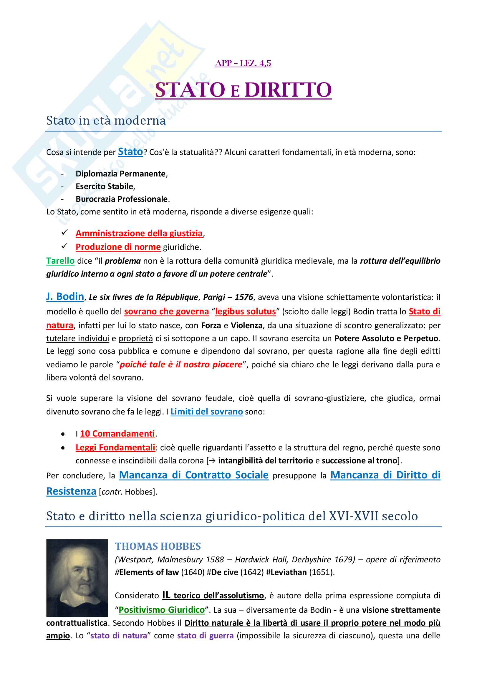 Appunti di Storia delle Costituzioni e delle Codificazioni Moderne Pag. 6