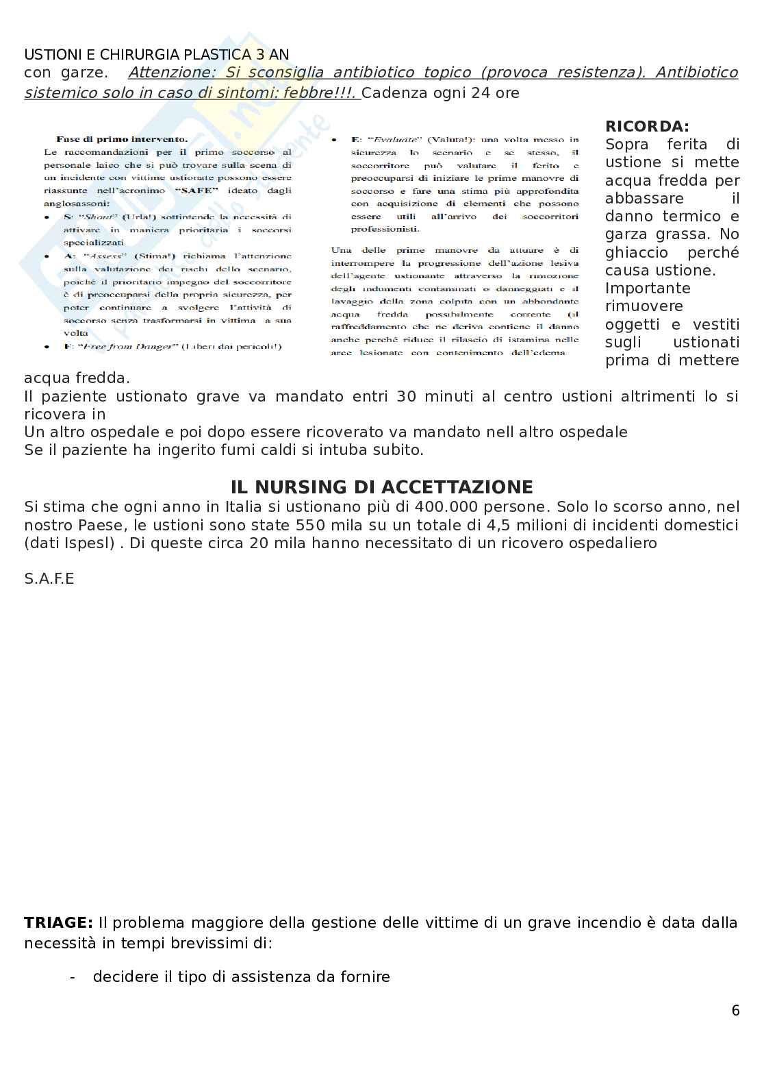 Chirurgia plastica - Ustioni  Pag. 6