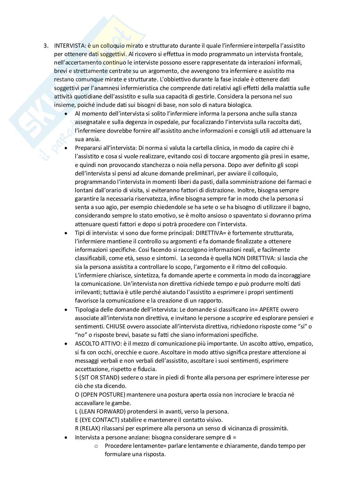 Infermieristica generale e clinica Pag. 16