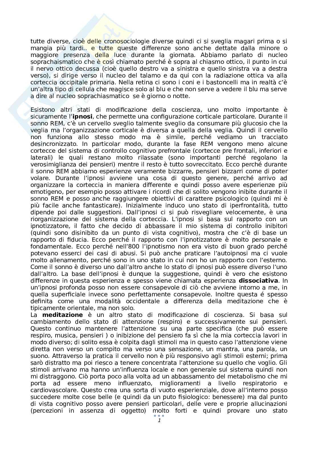 Appunti lezioni Fondamenti di psicologia Pag. 71
