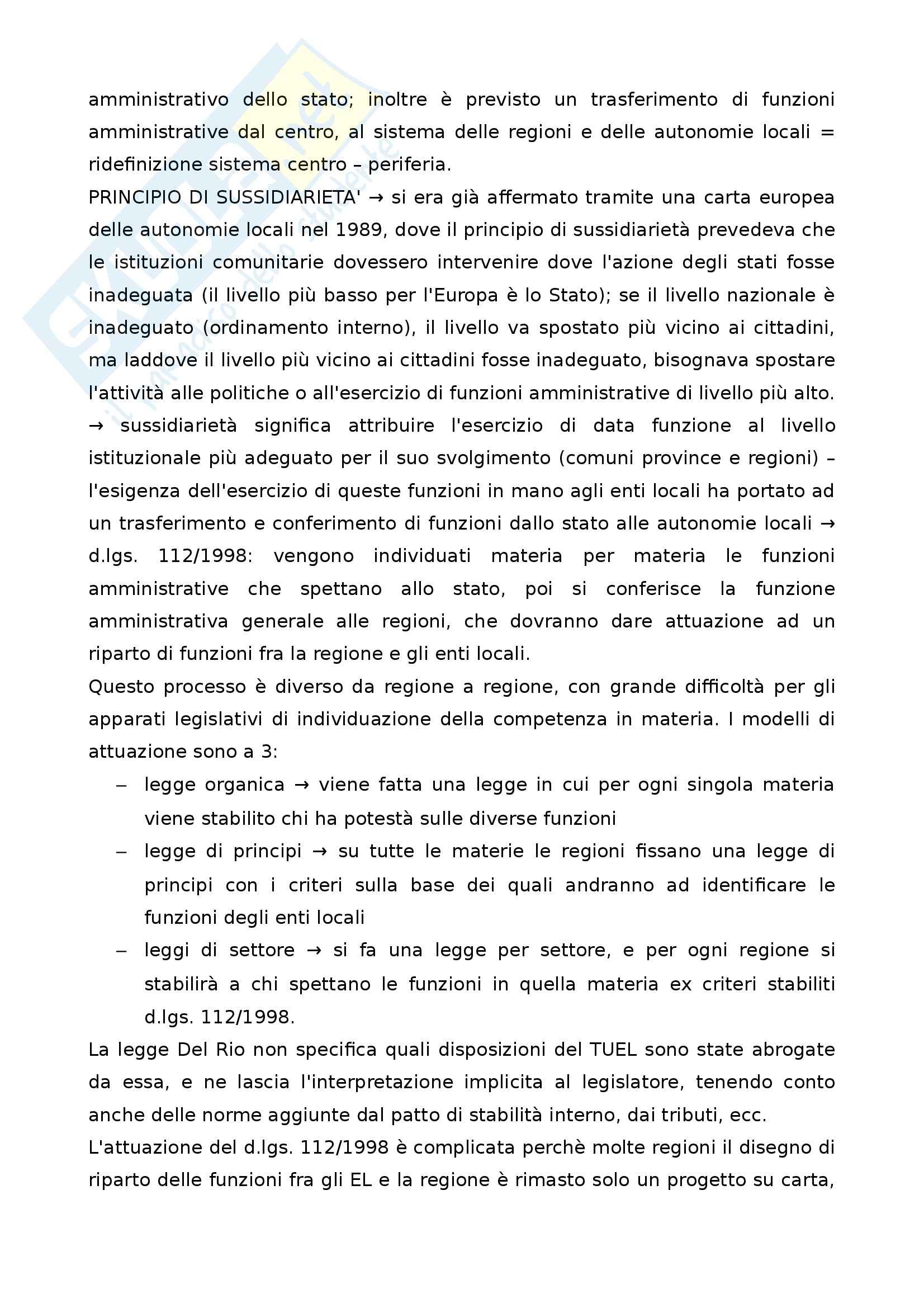 Primo parziale, Diritto amministrativo Pag. 36