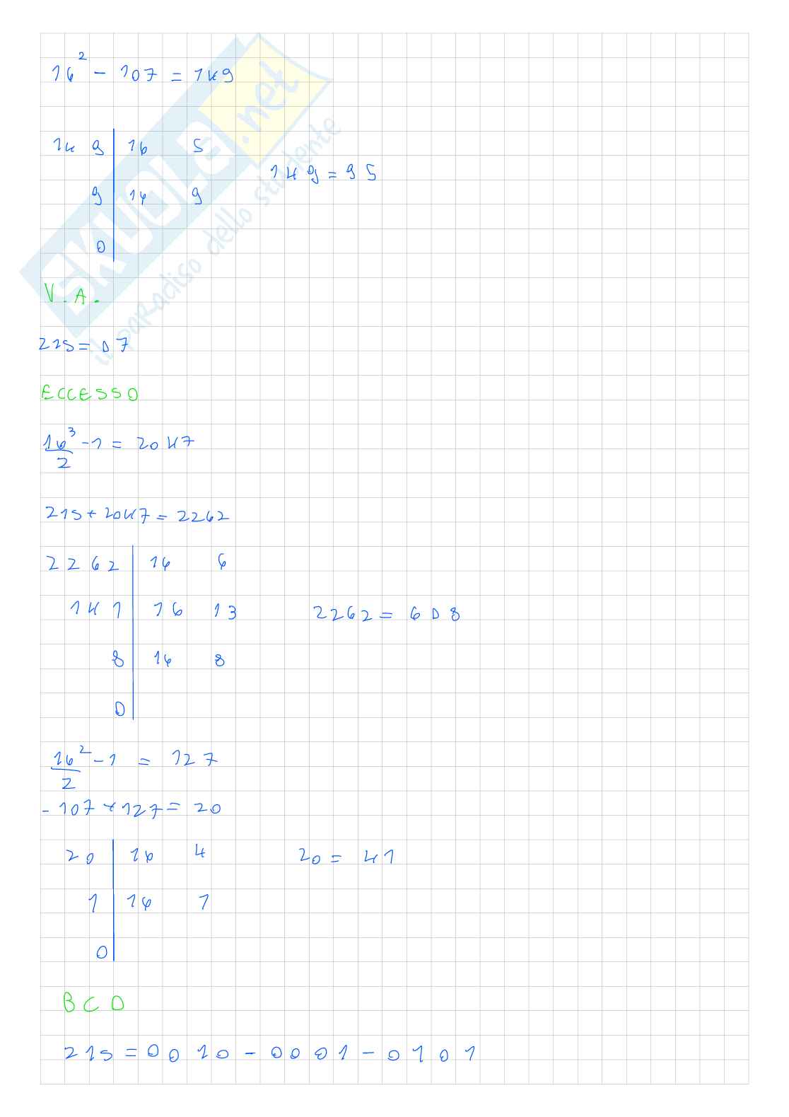 Esercizi esame Fondamenti di informatica Pag. 6