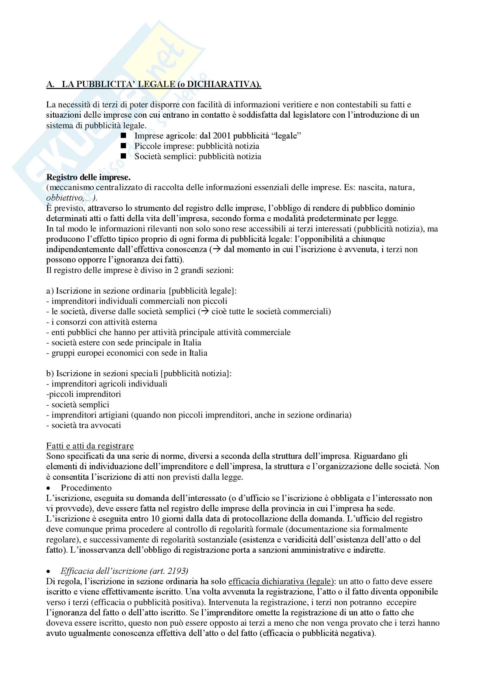 Diritto commerciale - l'imprenditore Pag. 6