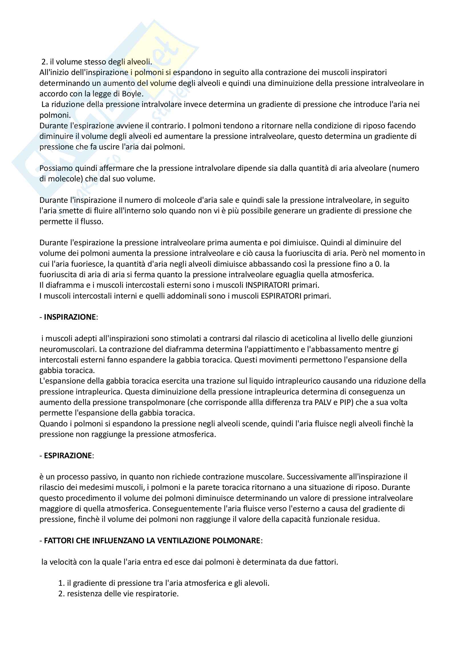 Fisiologia: riassunto e quiz esame - prof Roatta Pag. 66