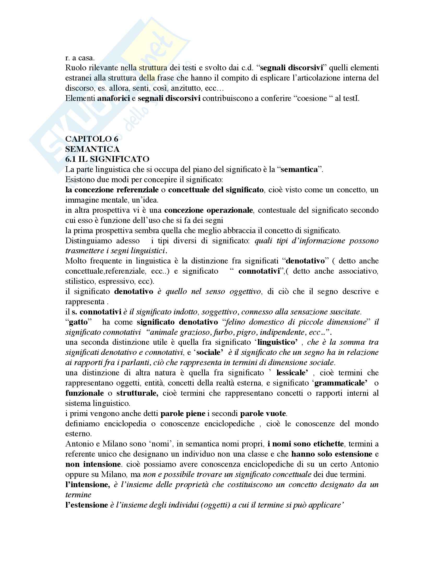 Riassunto esame Linguistica generale, prof. Pannain, libro consigliato Corso elementare di linguistica generale, Berruto Pag. 21