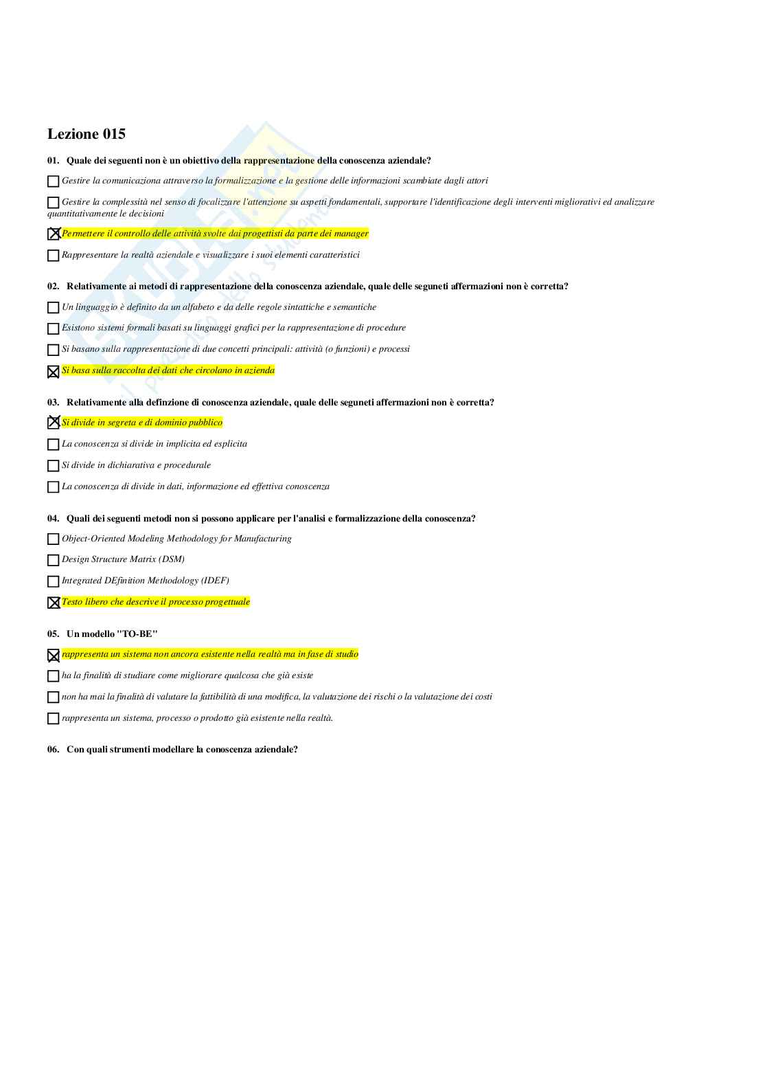 Paniere di Tecniche virtuali di progettazione (2025) - Risposte multiple  Pag. 16