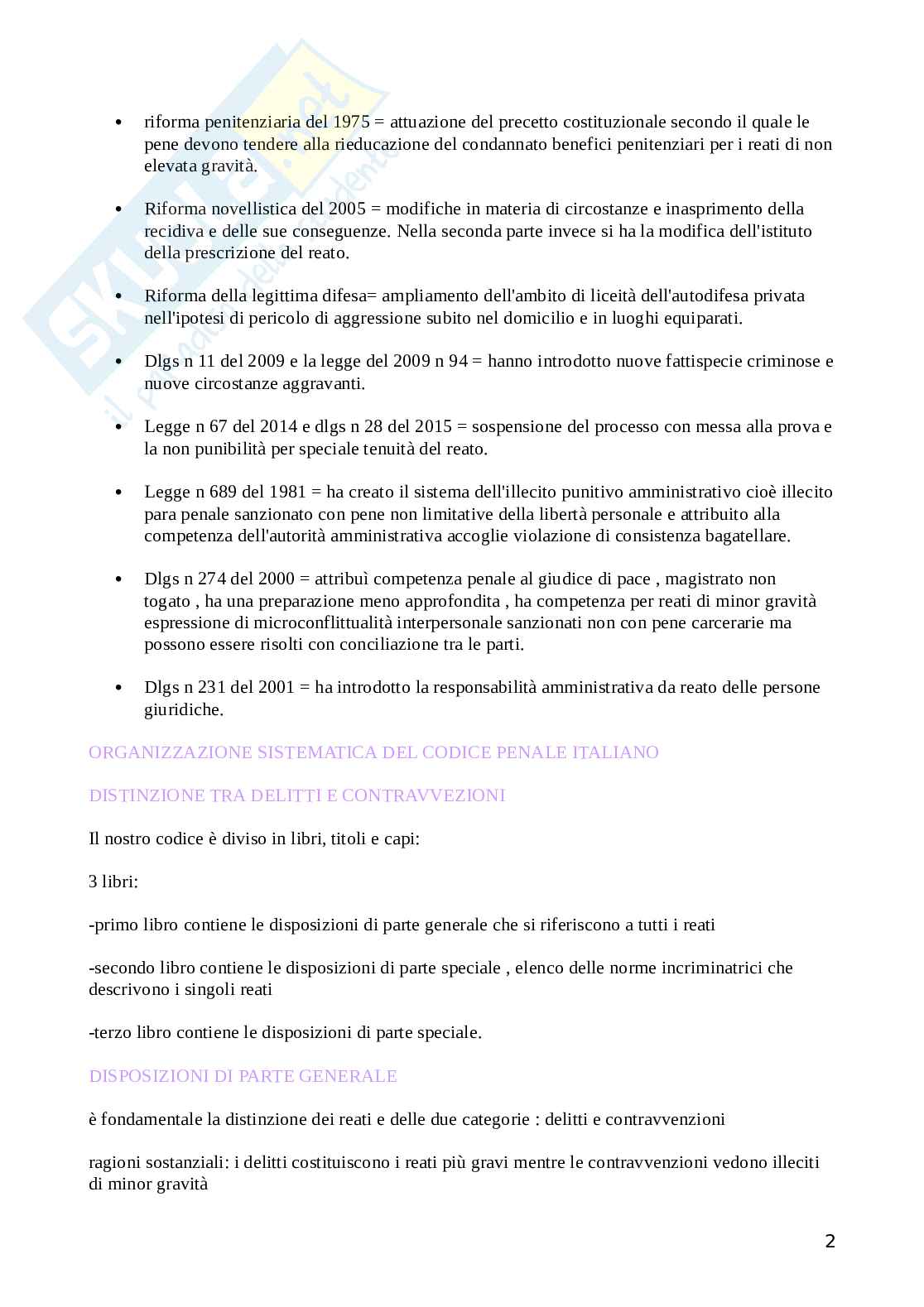 Appunti di Diritto penale Pag. 2