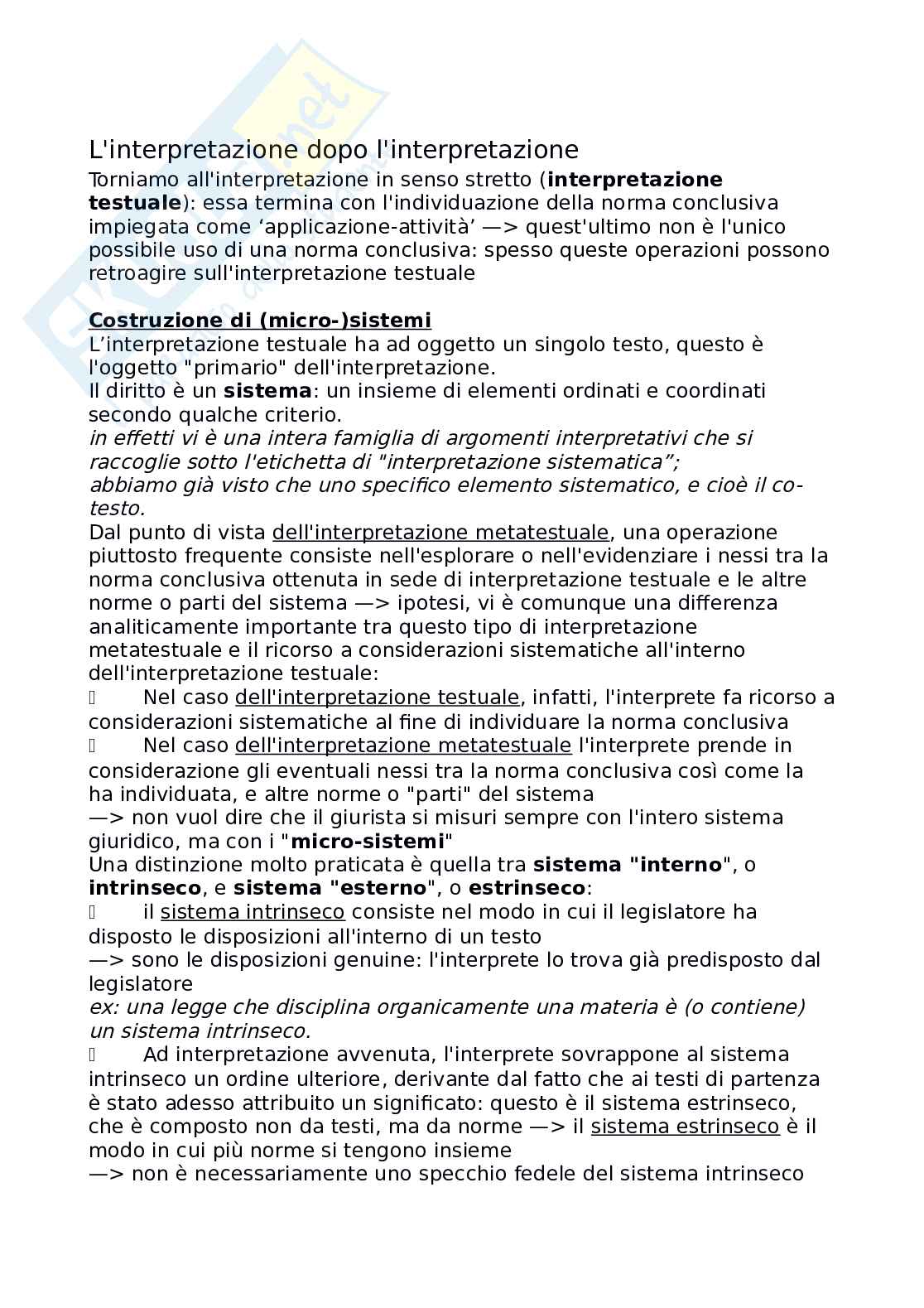 Riassunto esame Logica e argomentazione giuridica, Prof. Pino Giorgio, libro consigliato L'interpretazione del diritto, Pino Pag. 26