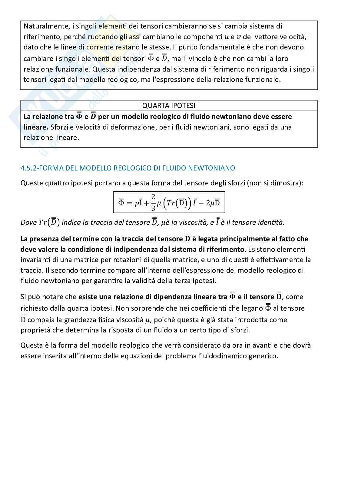 Meccanica dei fluidi, parte 8 - Reologia di fluidi newtoniani Pag. 16