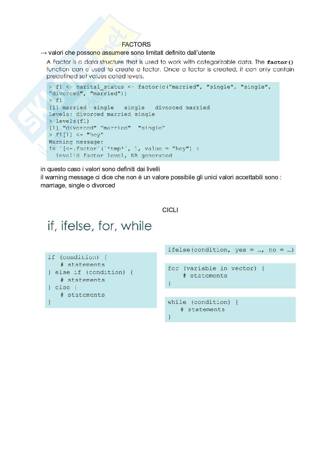 Probabilità e statistica, laboratorio  Pag. 11