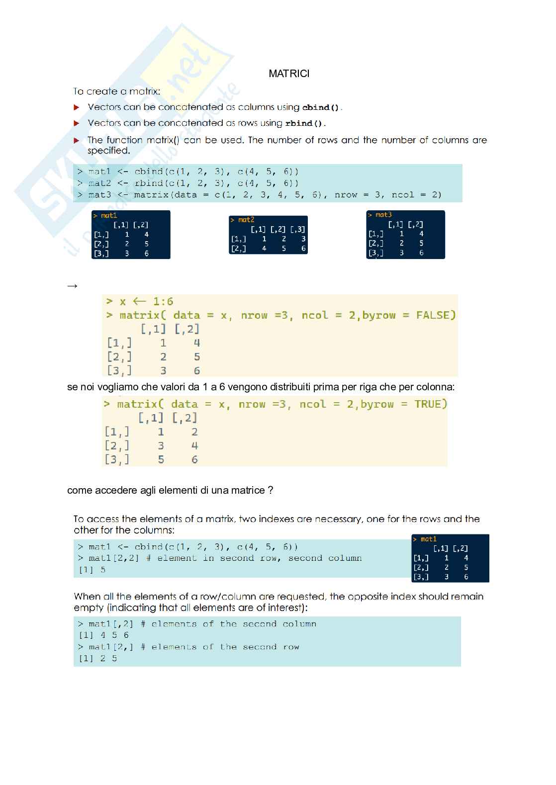 Probabilità e statistica, laboratorio  Pag. 6