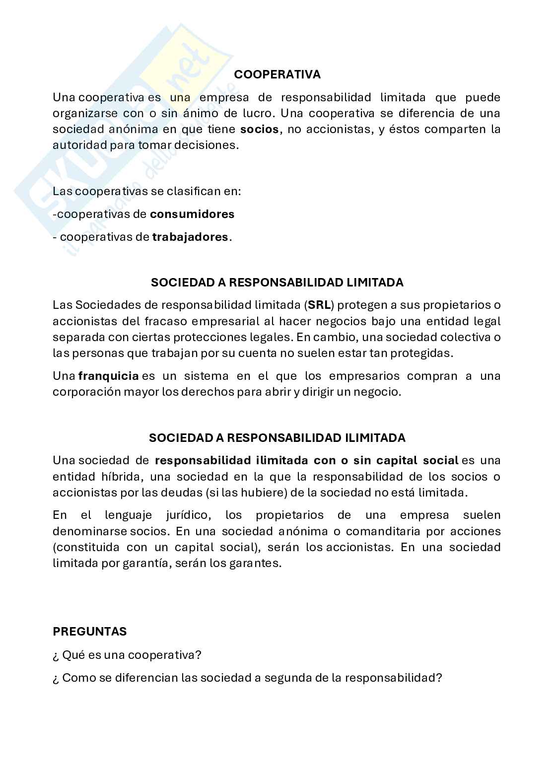 Appunti completi esame Lingua spagnola scritto e orale  Pag. 31