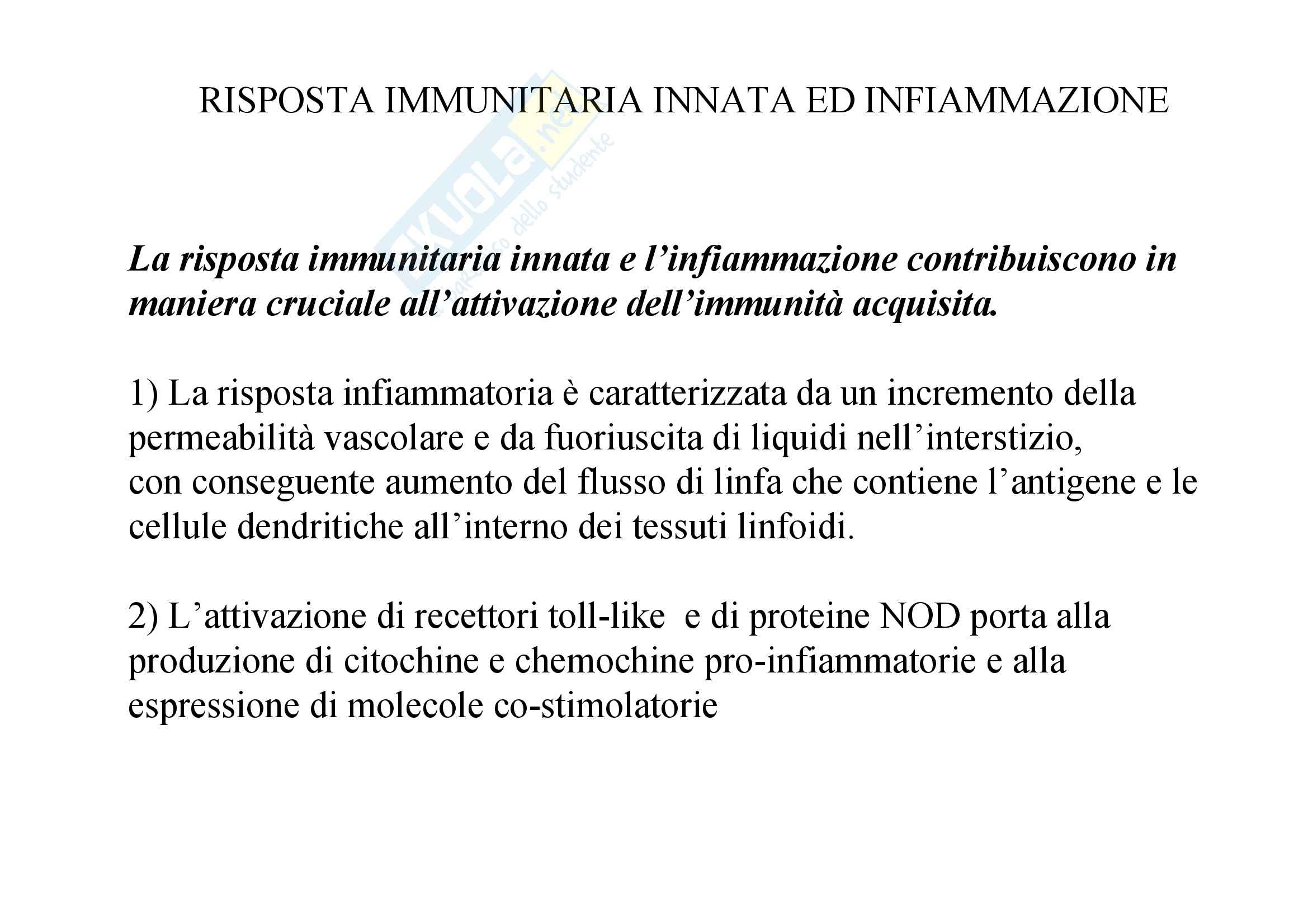 Immunologia - immunità innata Pag. 11