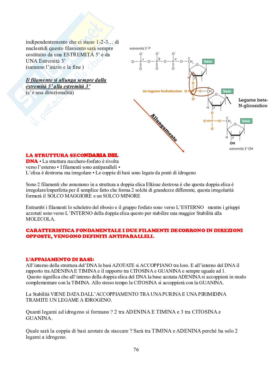 Appunti di Biochimica  Pag. 76