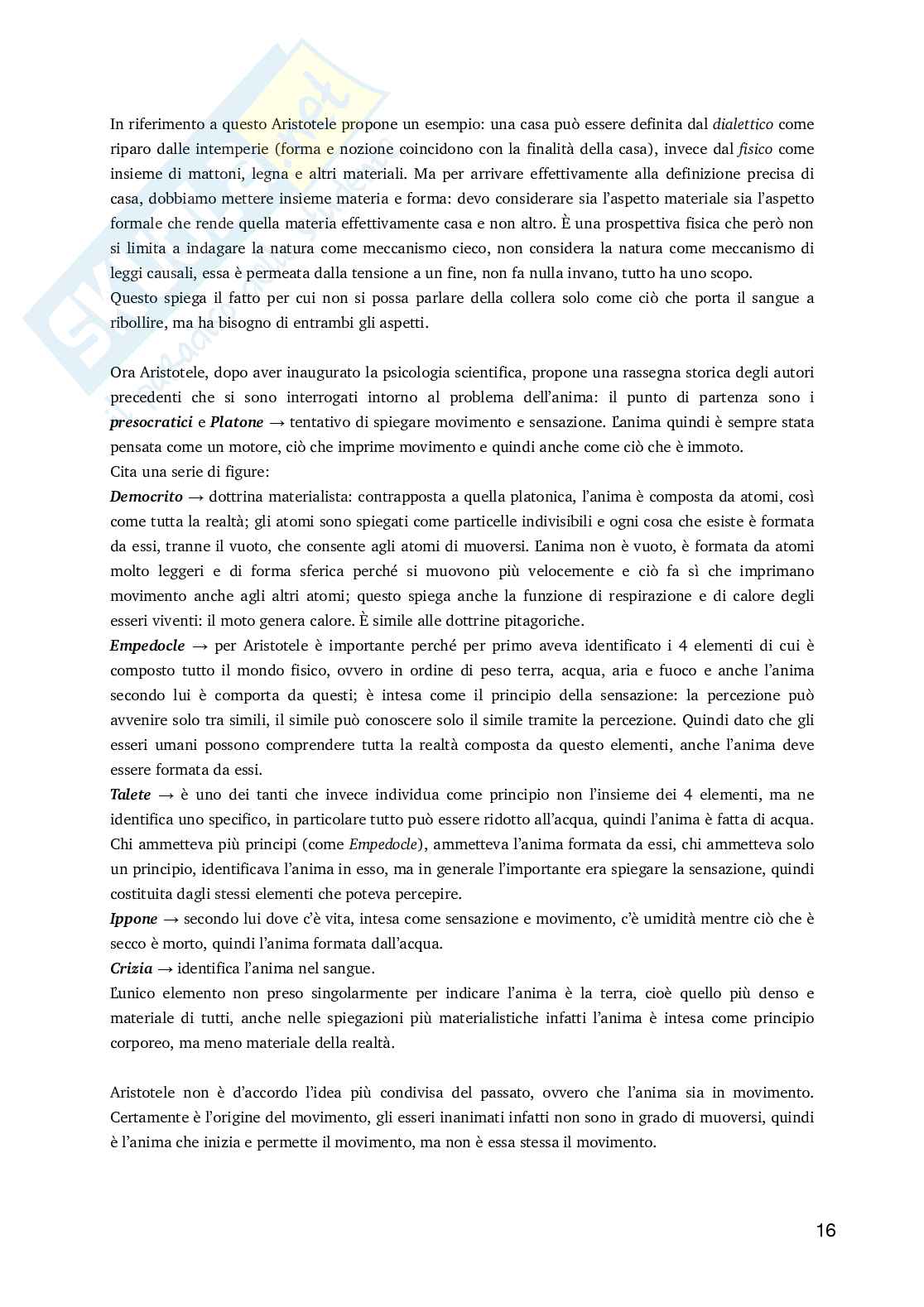 Appunti di Storia della filosofia  Pag. 16