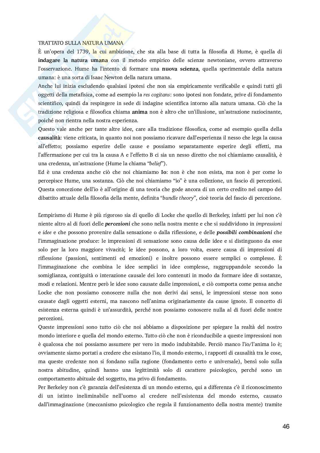 Appunti di Storia della filosofia  Pag. 46