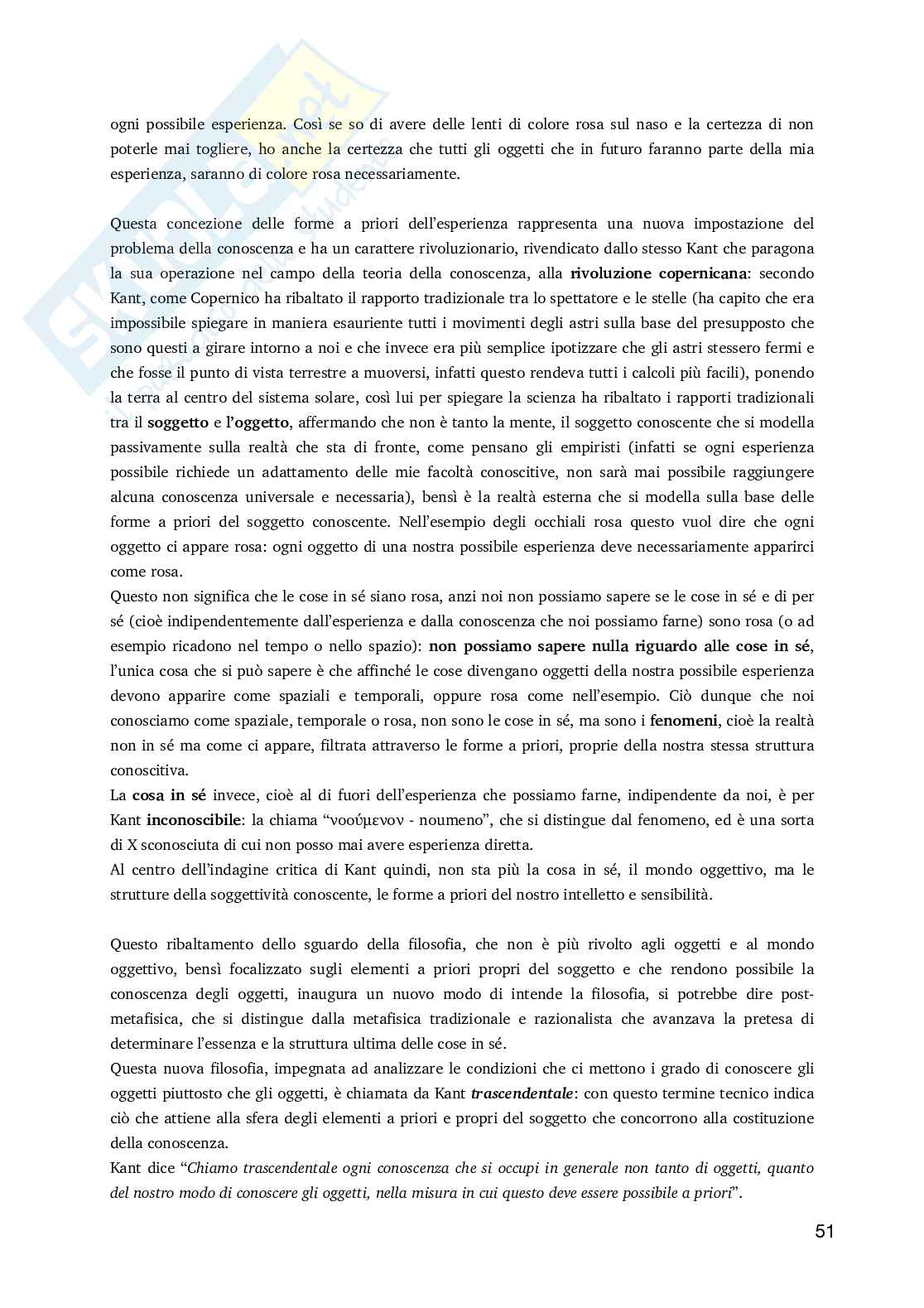 Appunti di Storia della filosofia  Pag. 51