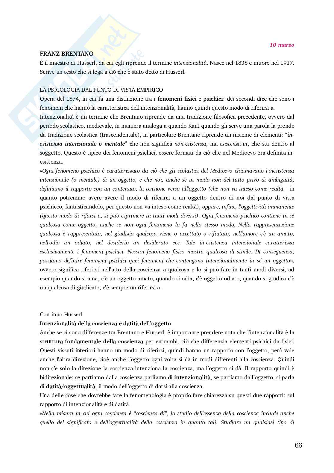 Appunti di Storia della filosofia  Pag. 66