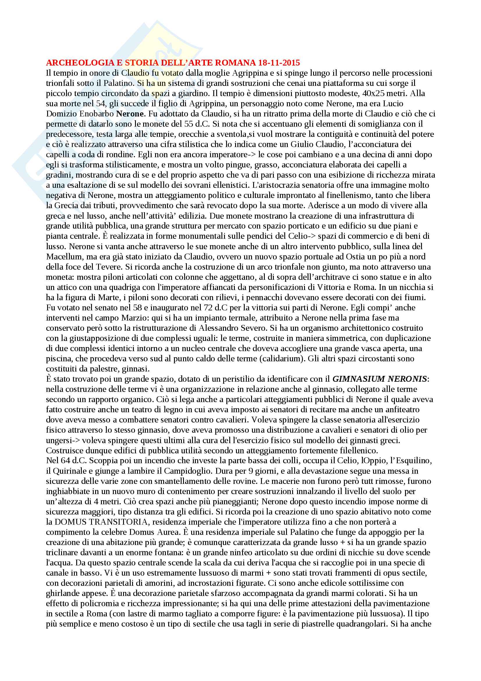 Storia romana Pag. 1