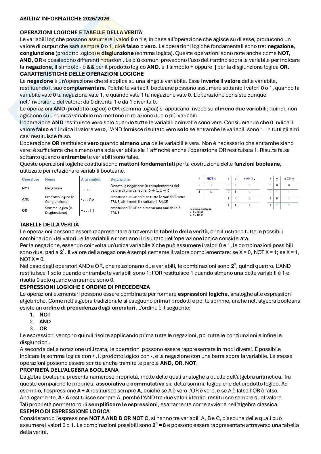 Abilità Informatiche - Python  Pag. 1