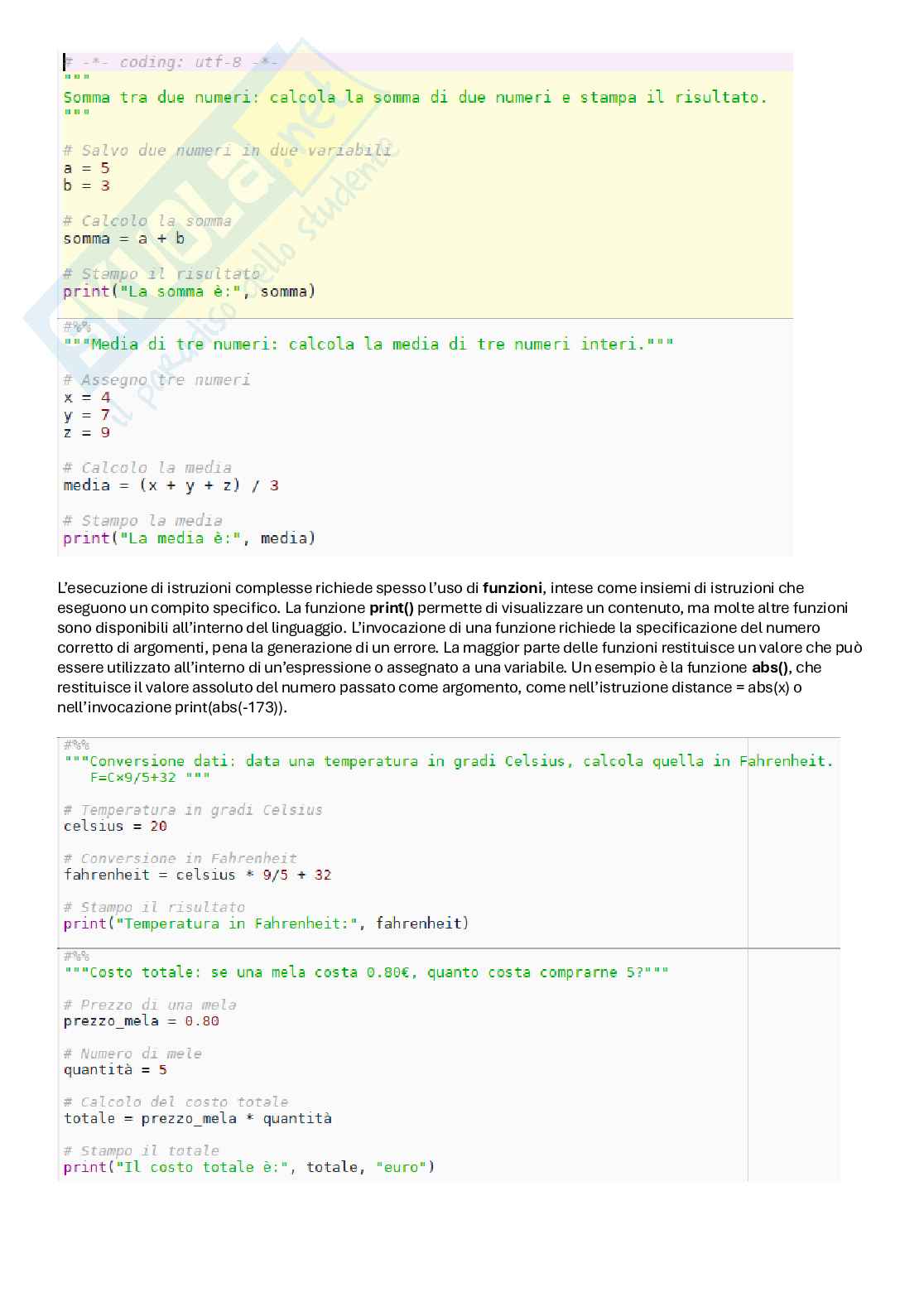 Abilità Informatiche - Python  Pag. 16