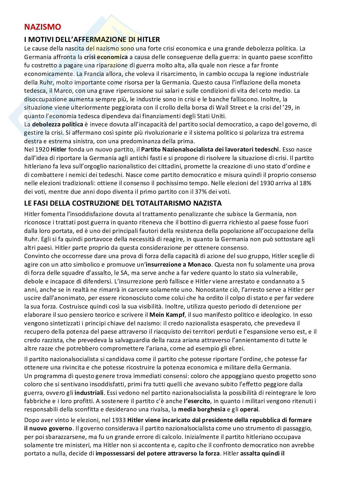 Storia contemporanea - Appunti lezioni Pag. 11