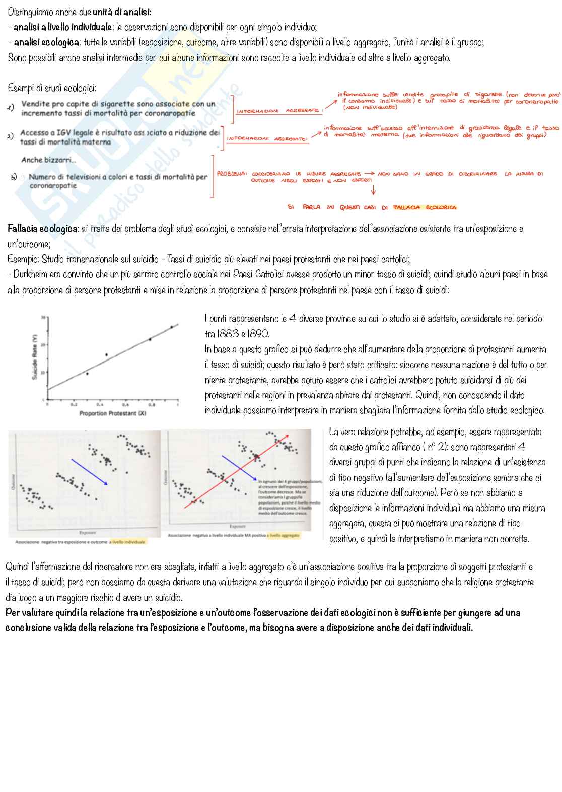 Statistica ed epidemiologia medica (parte2) Pag. 31
