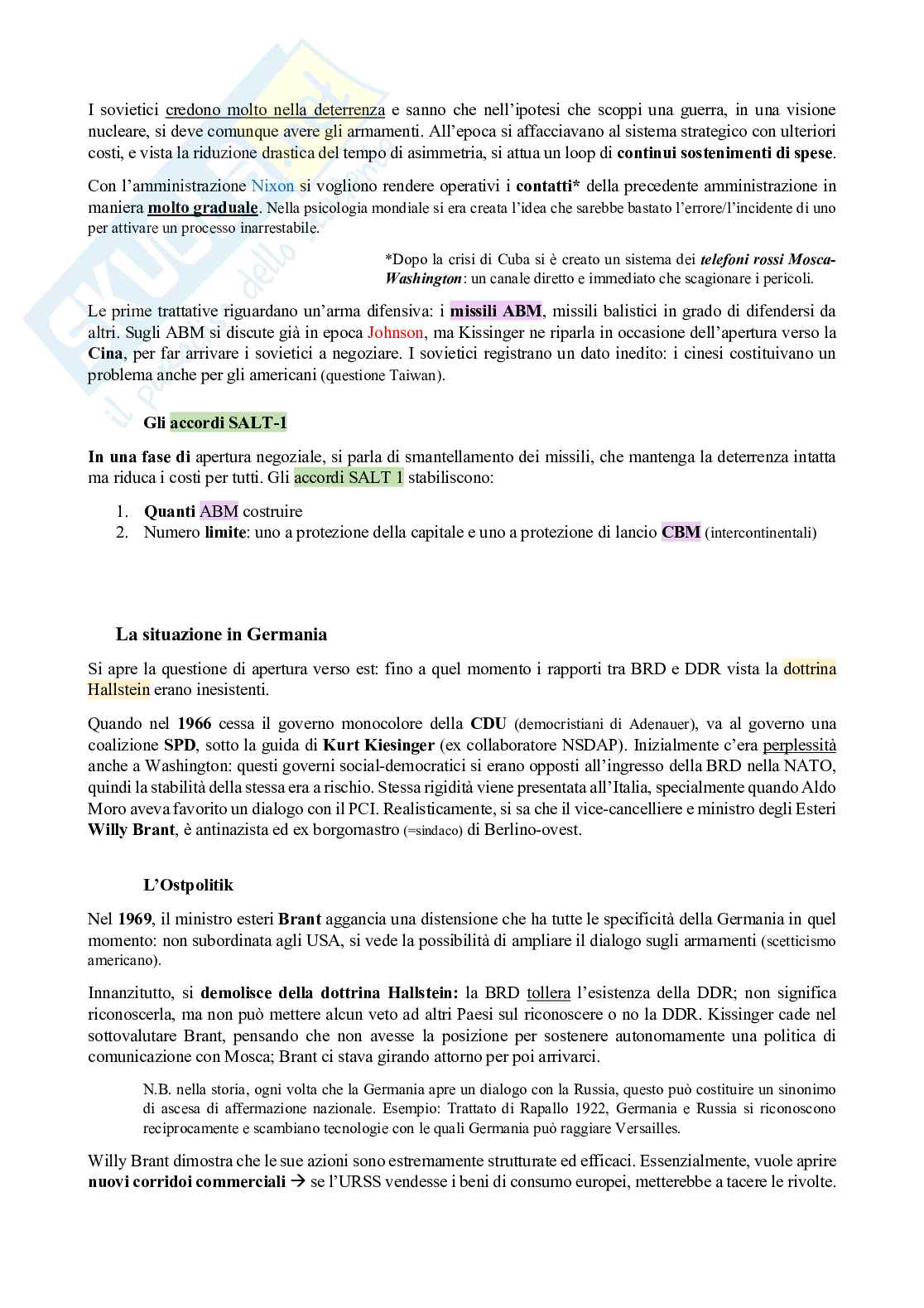   Appunti Storia delle relazioni internazionali - parte 2 Pag. 21