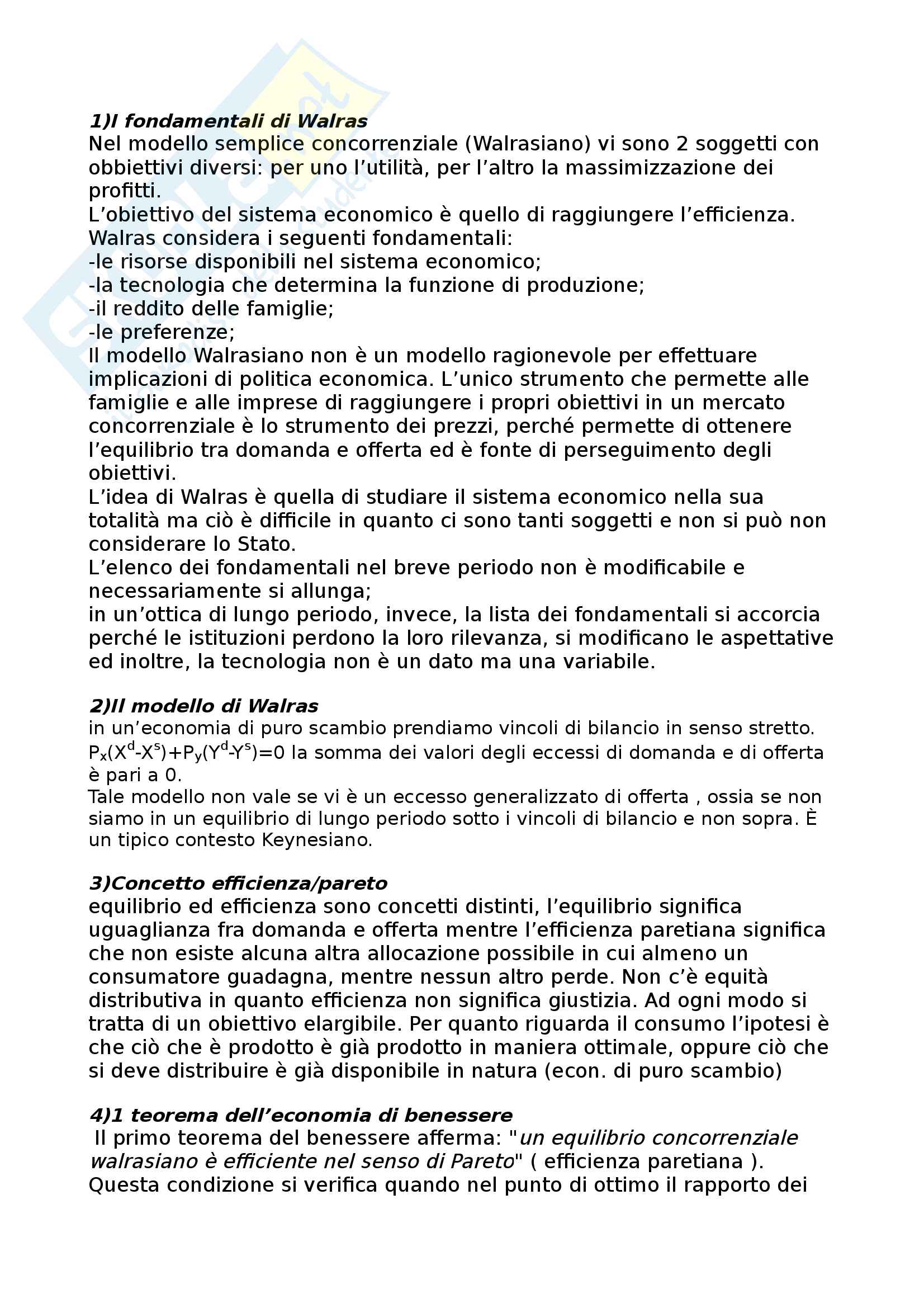 Politica economica domande esame Pag. 1