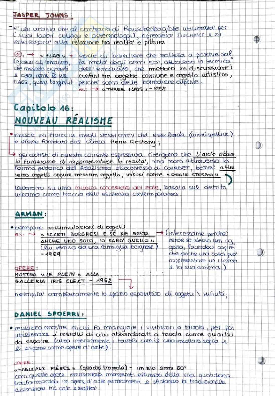 Riassunto esame Storia dell'arte contemporanea, Prof. Caliandro Christian, libro consigliato Storie dell’arte contemporanea , Caliandro Pag. 2