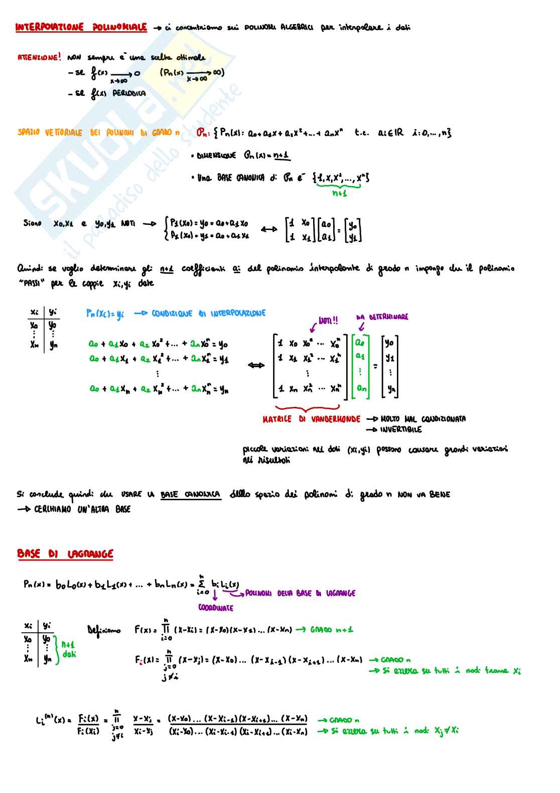 Appunti completi Calcolo numerico Pag. 36