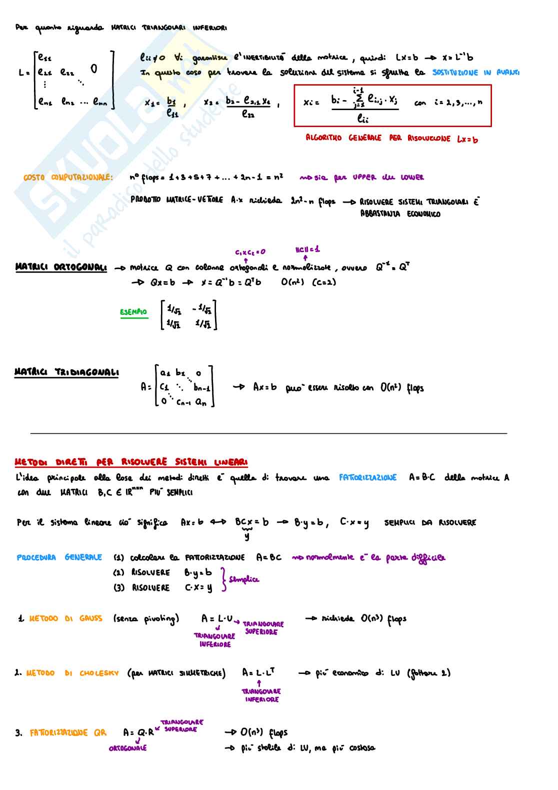 Appunti completi Calcolo numerico Pag. 51