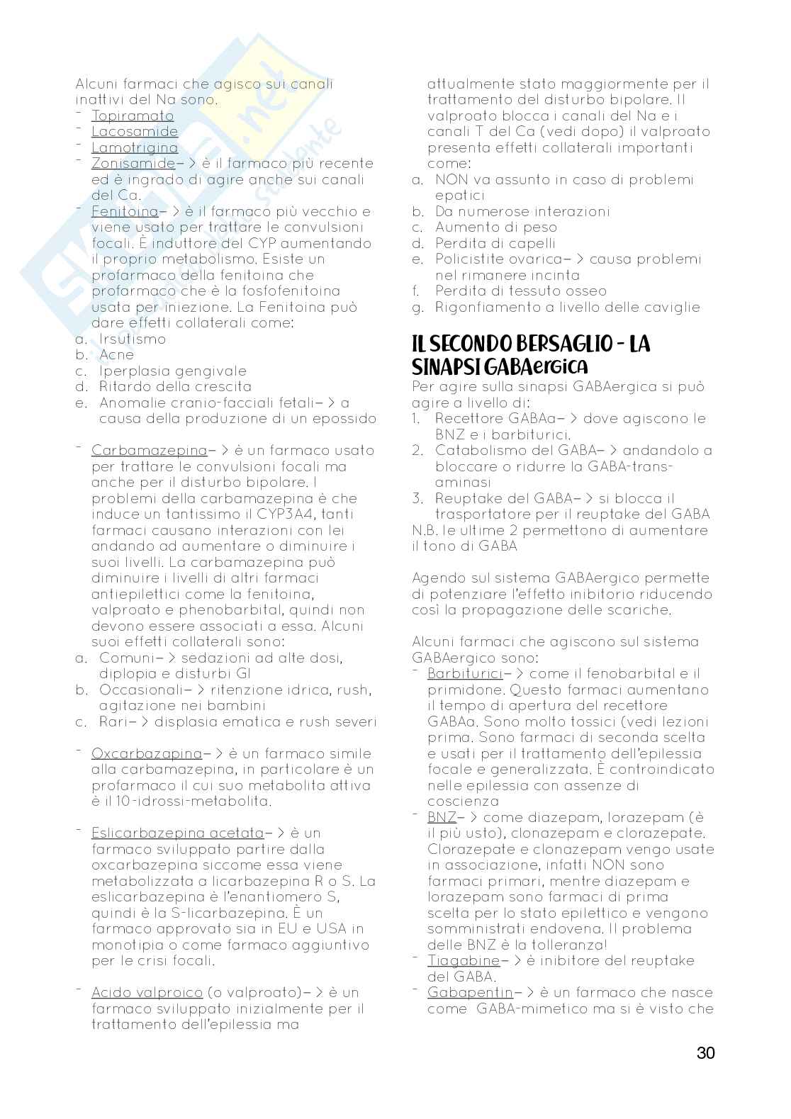Farmacologia e farmacoterapia - Appunti completi  Pag. 31