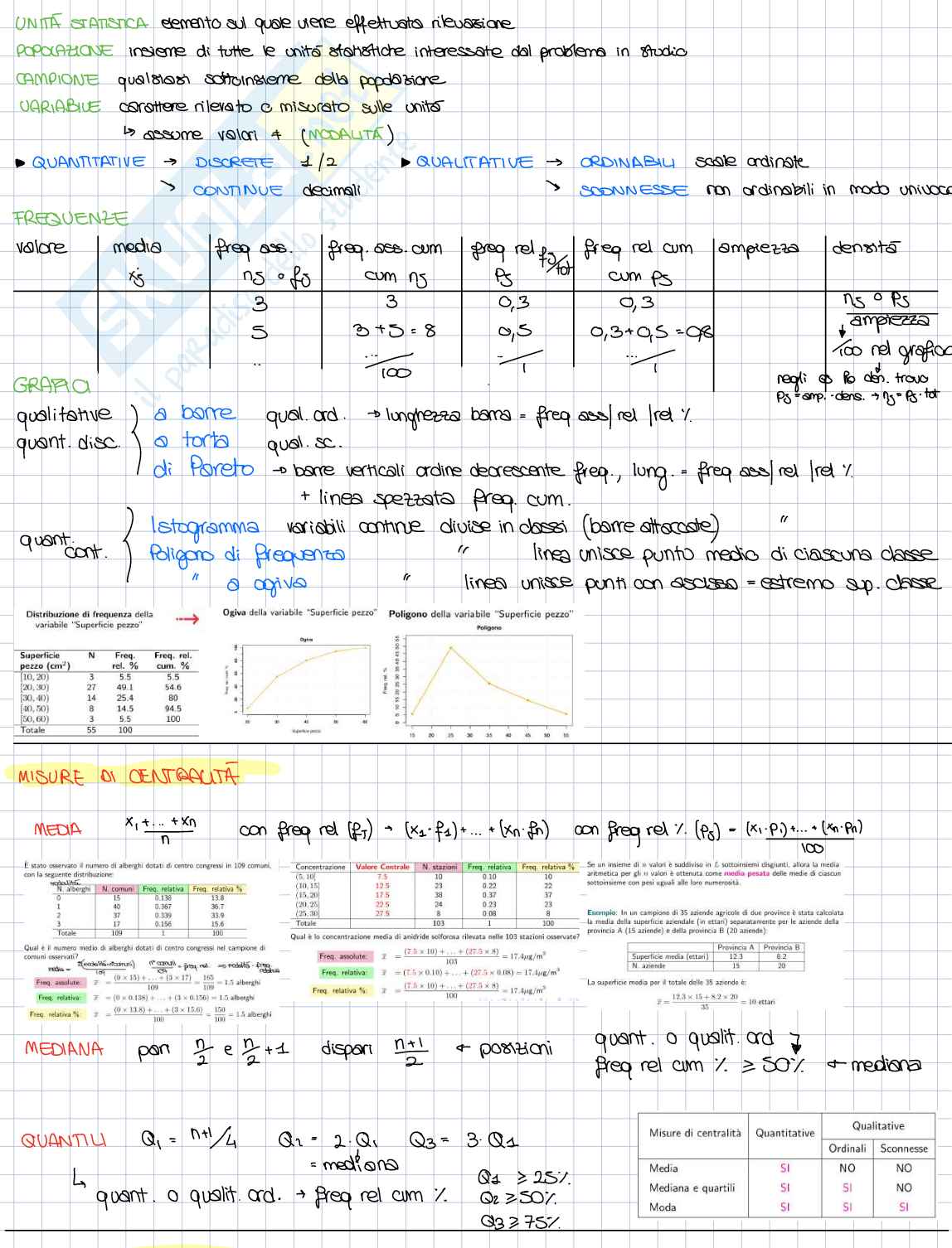 Statistica e probabilità  Pag. 1