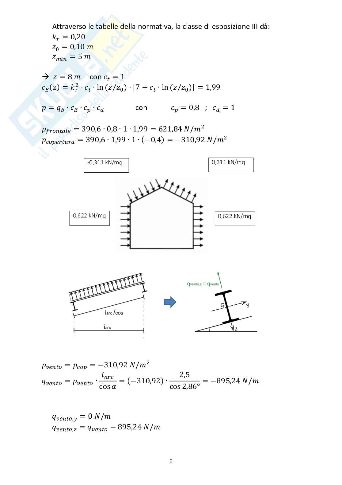 Relazione Tecnica "Struttura in Acciaio" - Progetto di Tecnica delle Costruzioni Pag. 6