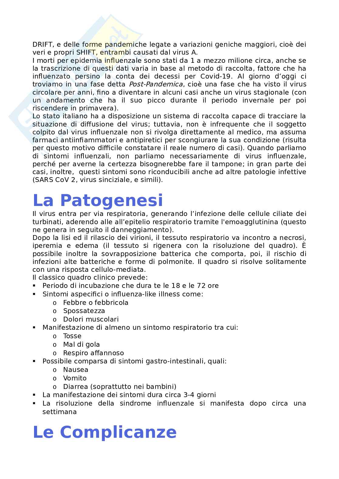 Malattie infettive dell'apparato respiratorio Pag. 2