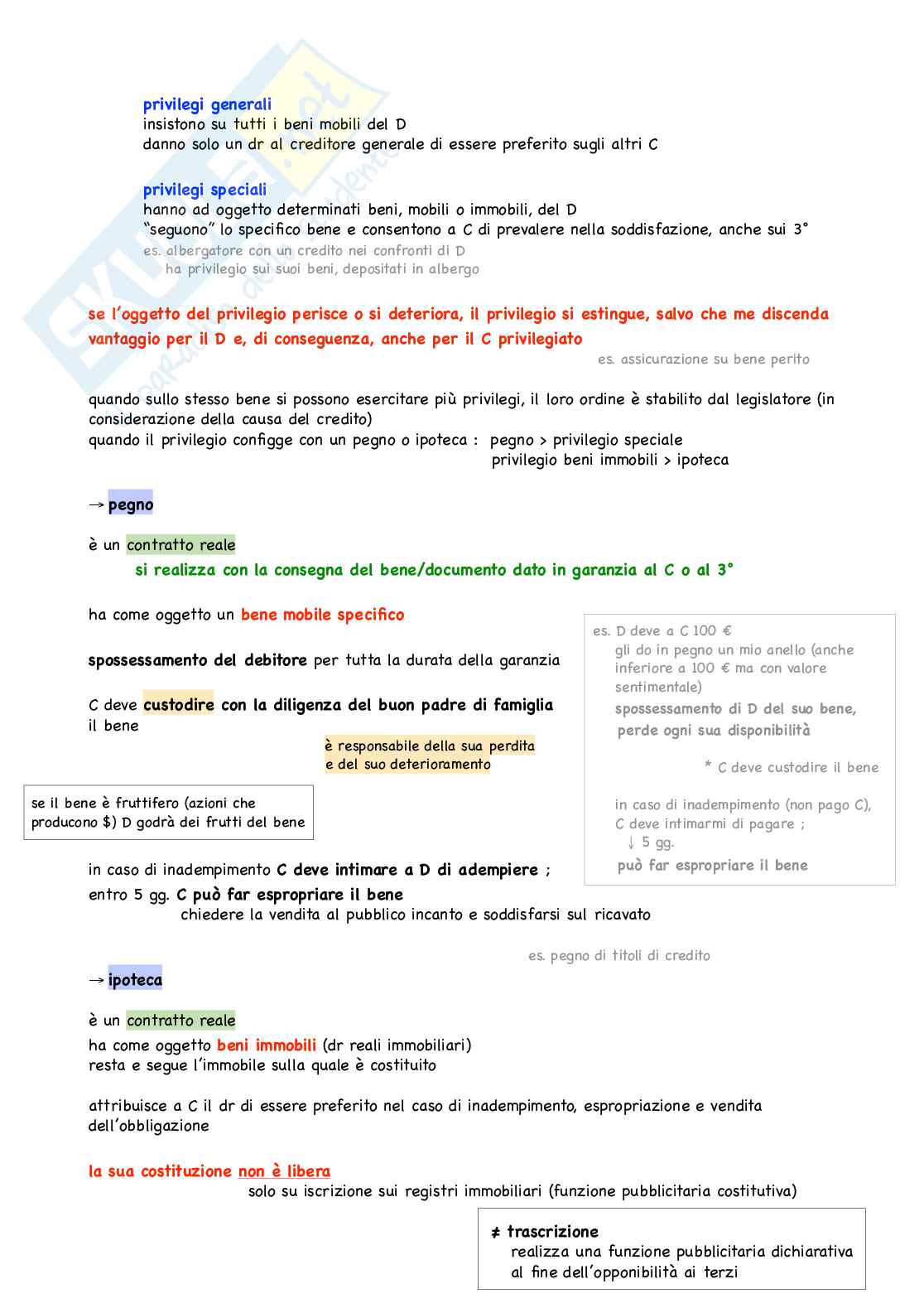 Riassunto esame di diritto privato, prof. Cordiano, libro consigliato "Diritto Privato", Ruscello Pag. 51